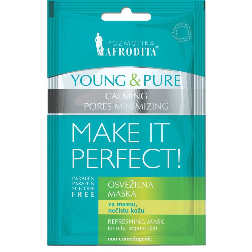 COSMETICA Afrodita Young & Pure masca antiseptica 2x5 ml