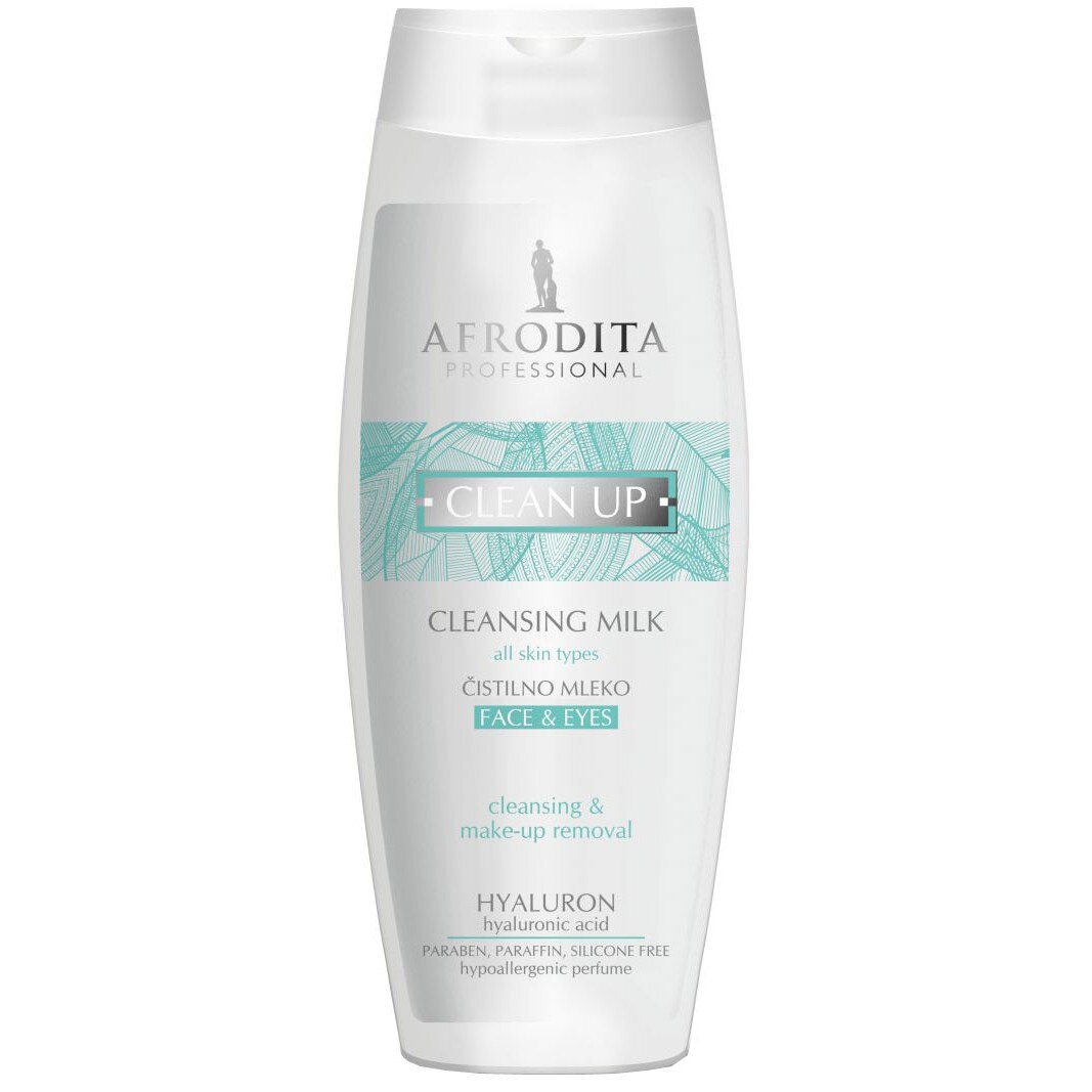 COSMETICA Afrodita Clean Up Hyaluron Lapte demachiant 200 ml