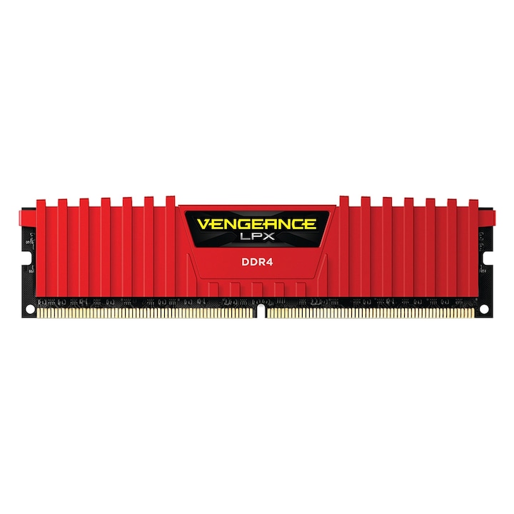 Corsair Vengeance LPX 8 GB Memória, DDR4, 2400 MHz, CL 16, 1.2V, Piros