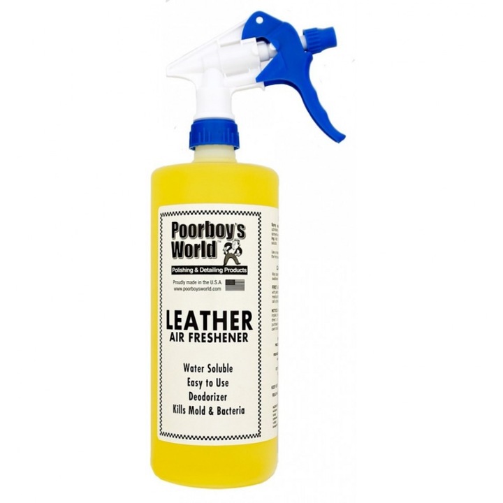 Odorizant Auto Poorboy's Air Freshener Leather, 473ml