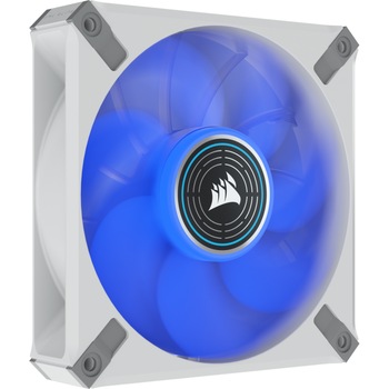 Ventilator Corsair ML120 LED ELITE Blue Premium - White Frame, 120mm, PWM