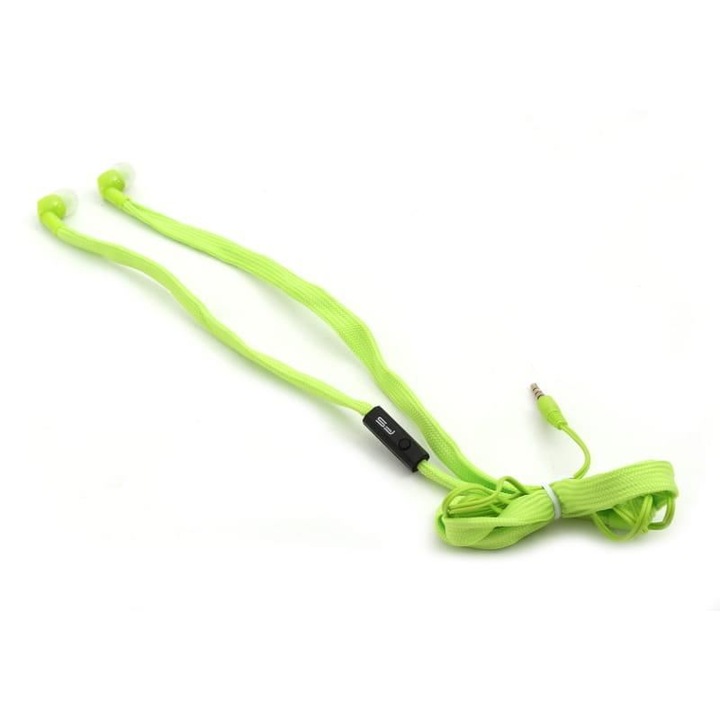 Platinet Omega FreeStyle Shoelace Headset Green, 195996, Mikrofon/Fülhallgató