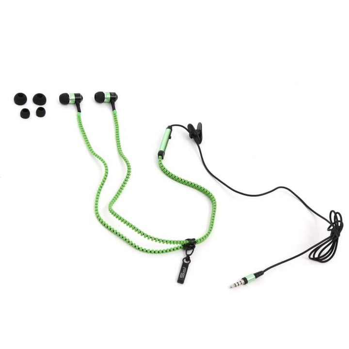 Casti audio in-ear FreeStyle Zippy Blue FH2111BL verde