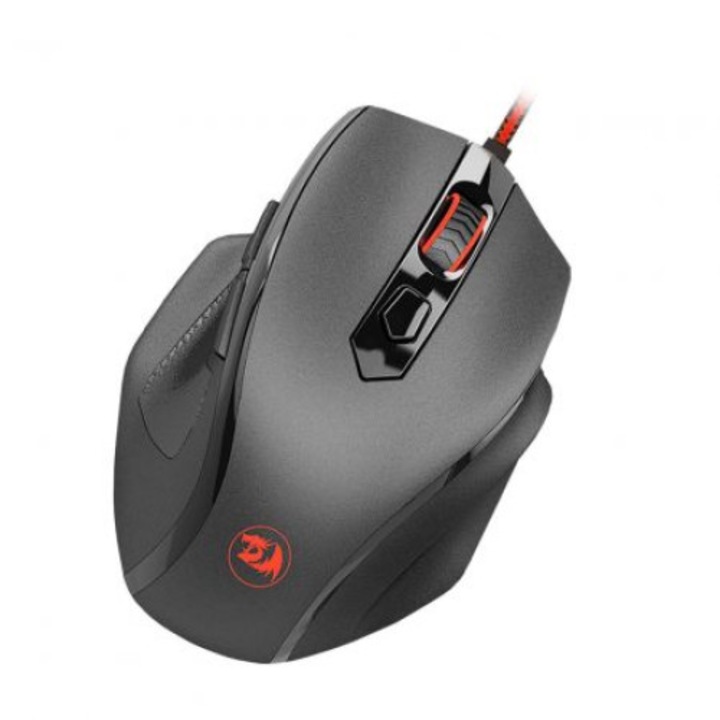 Mouse gaming, Redragon, Tiger 2 M709, USB, 3200 dpi, 6btns, Iluminare de fundal RGB, Gri