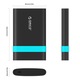 Merevlemez ház Orico 2538C3-BK-BP, külső, 2,5" HDD/SSD, USB3.1 Type-C Gen2, fekete