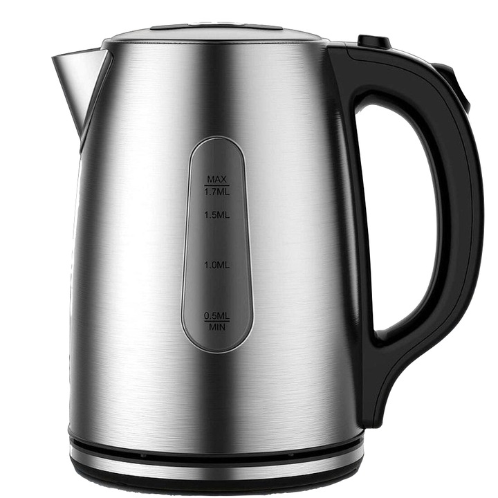 Fierbator electric, Crown, 1850W, 1,7l, Inox, Argintiu