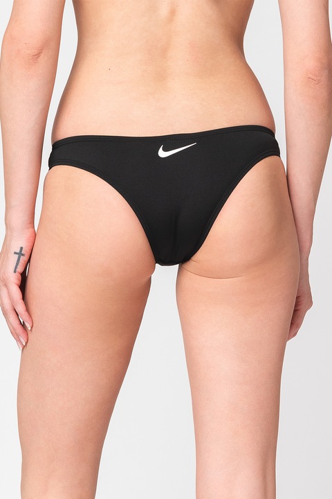 Nike, Долна част на бански с лого, Черен, M