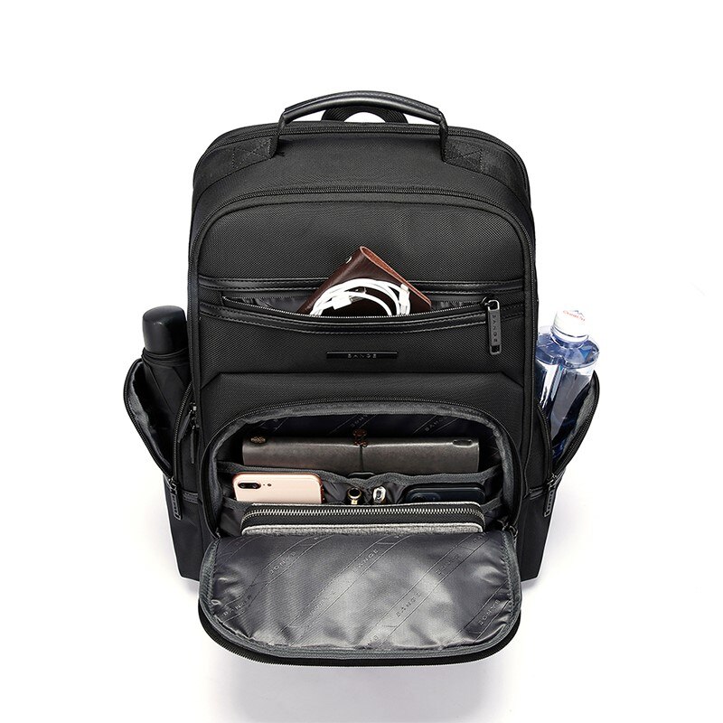 Rucsac laptop 15.6", smart business, impermeabil, cu port USB, BANGE, 46x33x19 cm, Albastru