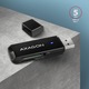 Card reader Axagon CRE-S2N , USB-C 3.2, 2 in 1, SD, microSD, Negru