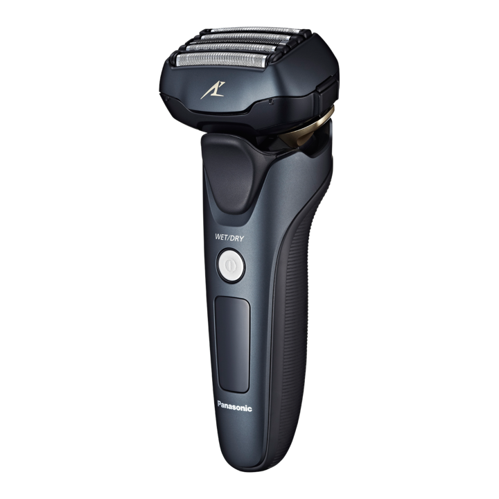 Aparat de ras electric Panasonic ES-LV97, 5 lame curbate, 70000 miscari/min, cap Multi-Flex, curatare automata, incarcator, Negru