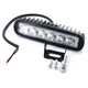 LEDбар,18w,6диода,Водоустойчив,Металнискоби,Черен