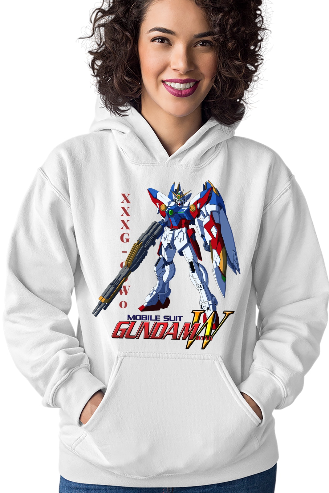 YUA HiMERU20個 Hanorac dama Gundam Wing Heero Colorful, alb, marime 2XL - eMAG.ro