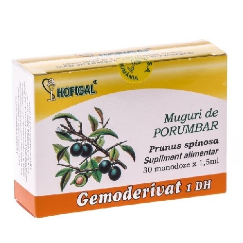 Gemoderivat din Muguri de Porumbar, 30 monodoze, Hofigal