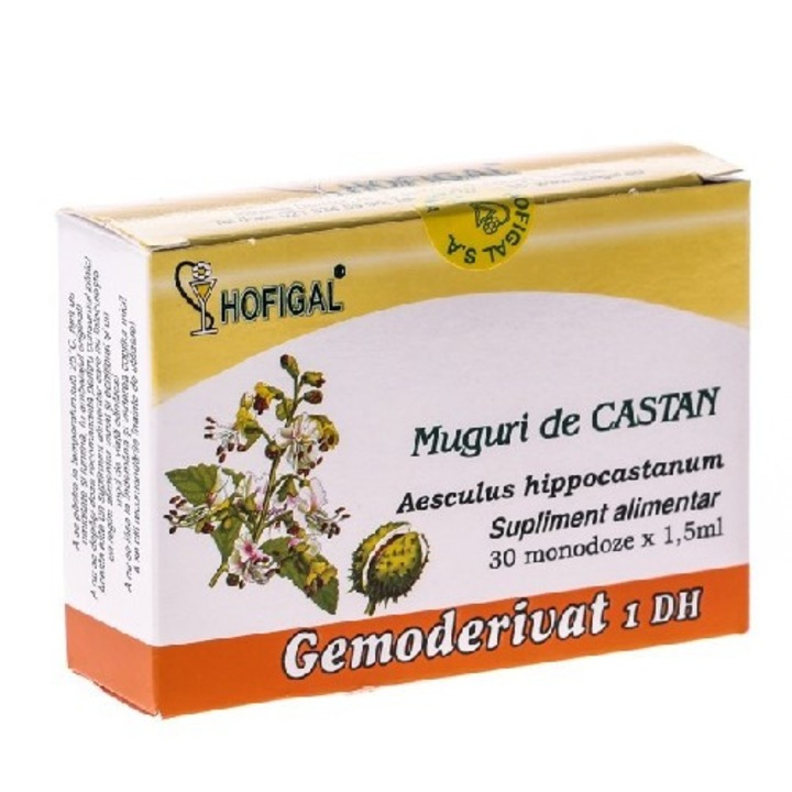 Gemoderivat din Muguri de Castan, 30 monodoze, Hofigal
