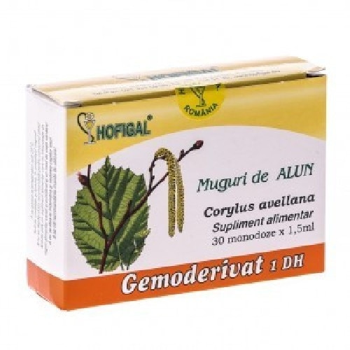 Gemoderivat din Muguri de Alun, 30 monodoze, Hofigal