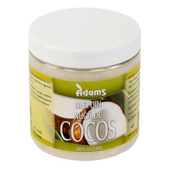 Ulei din nuca de Cocos, 250 ml, Adams Ulei din nuca de Cocos, 250 ml, Adams