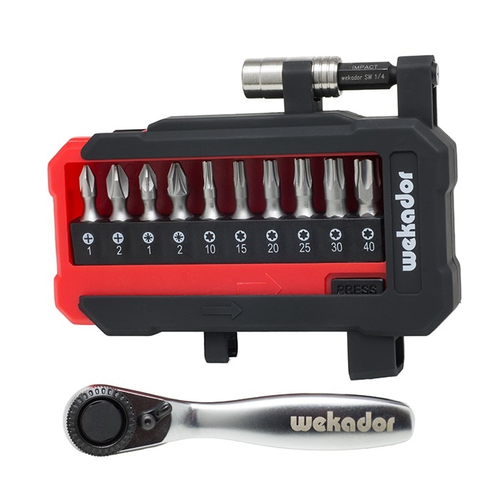 Trusa biti si accesorii Wekador, 12 piese