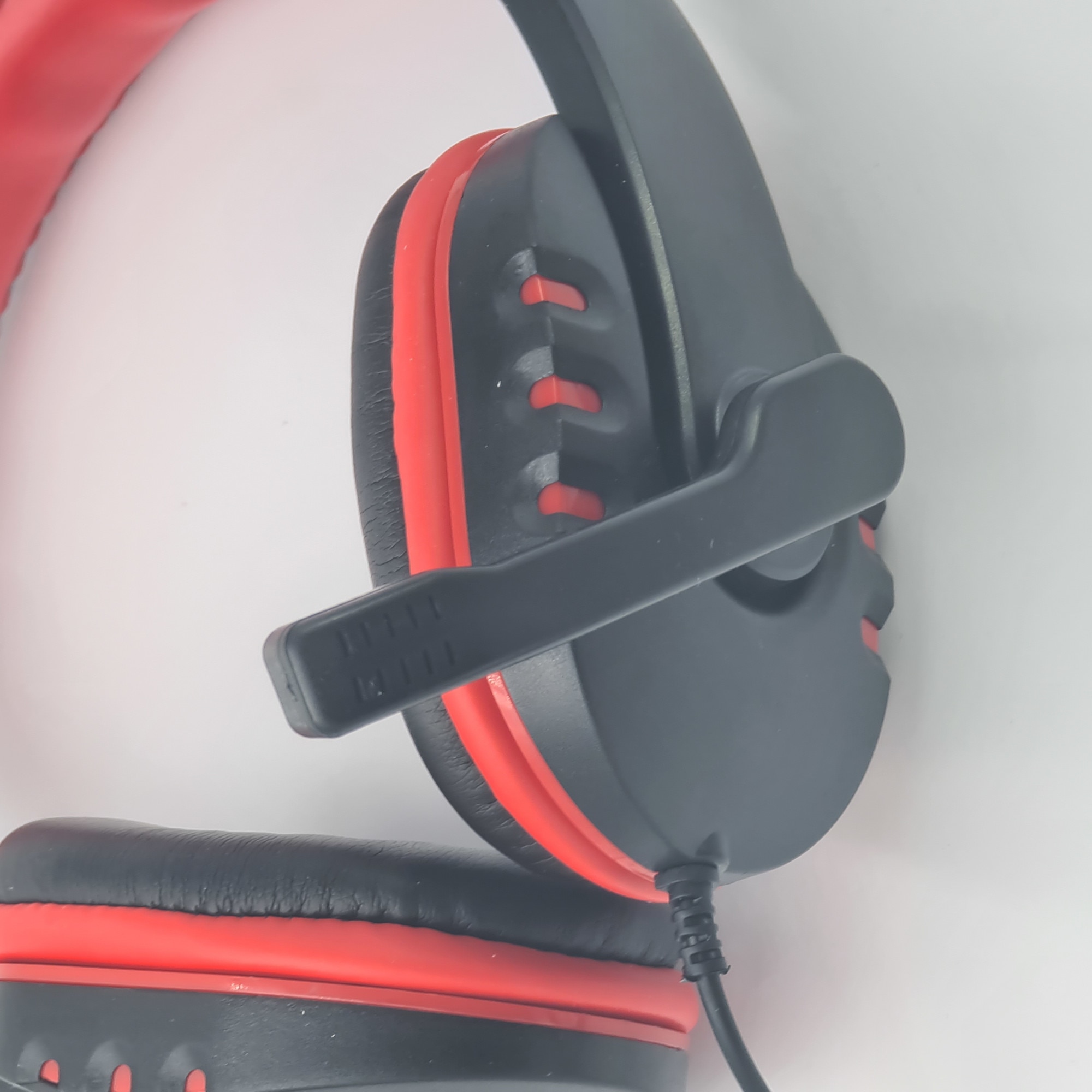 Casti audio, model cyber, Negru Rosu, 18 x 17, Dalimag