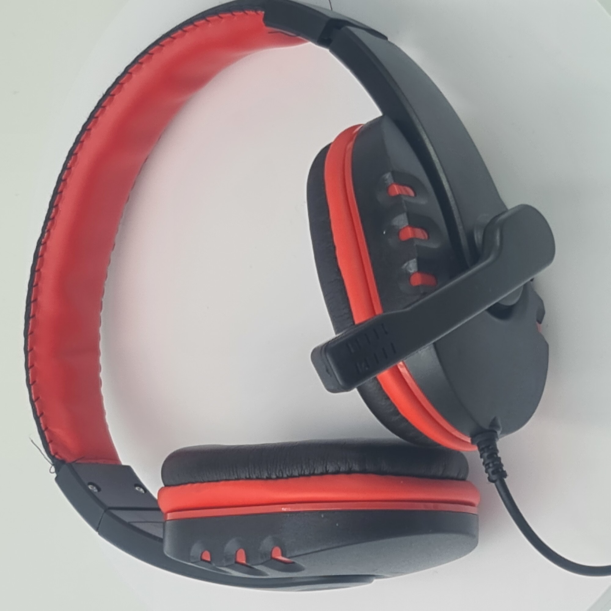 Casti audio, model cyber, Negru Rosu, 18 x 17, Dalimag