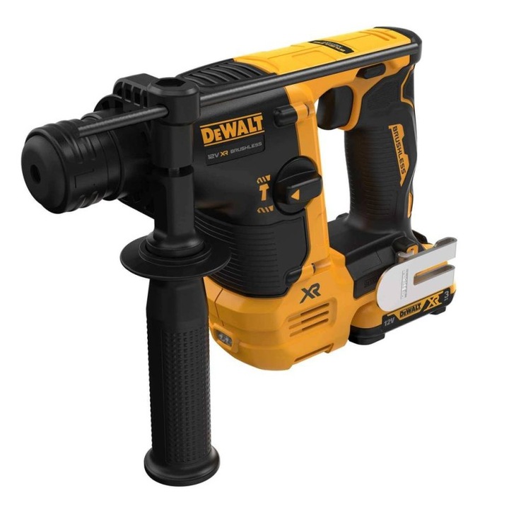 Ciocan rotopercutor Dewalt DCH072L2, SDS Plus, 12V, 1.1J, cu acumulator