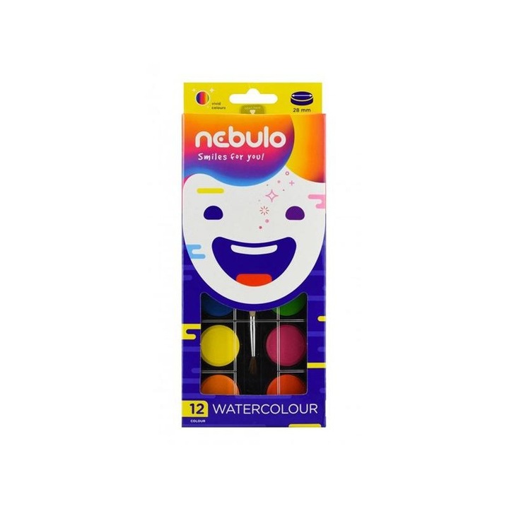 Nebuló 12db vízfesték készlet