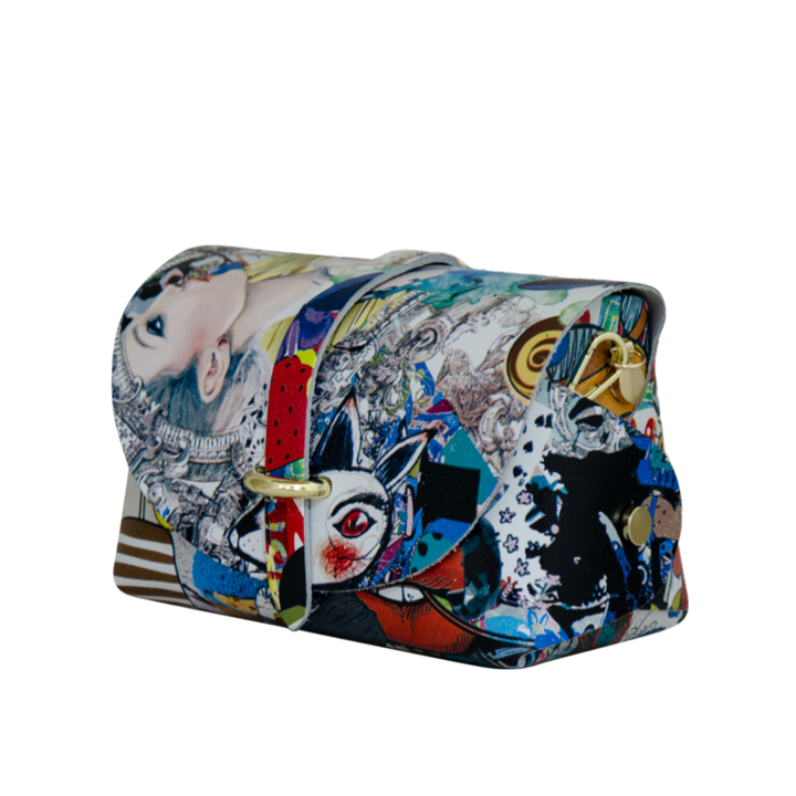 Eva Bags valódi bőr crossbody táska, Ioana többszínű 11