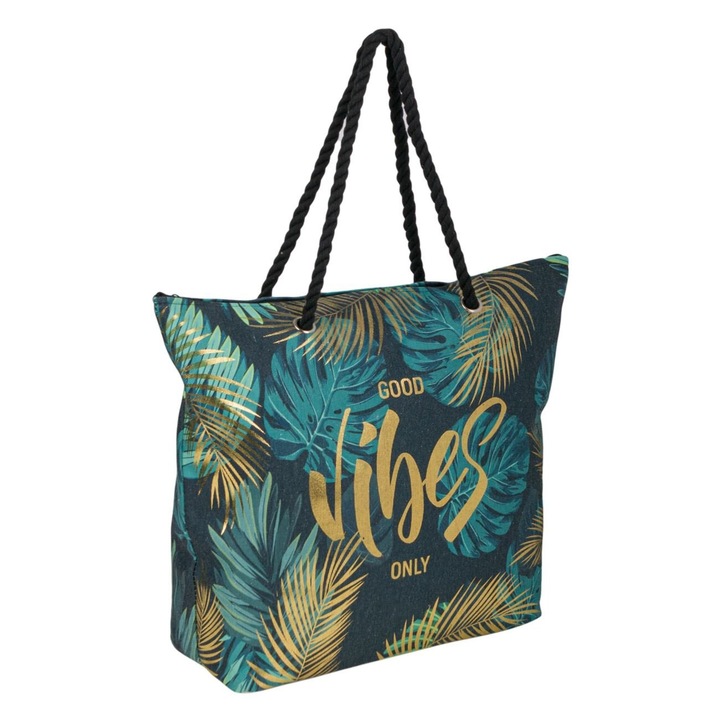 Geanta de plaja Good Vibes, 51 x 14 x 38 cm