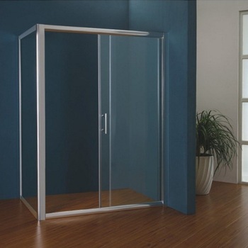 Paravan de dus dreptunghiularBelform, usi culisante, profil cromat, sticla securizata, 120x90 cm Paravan de dus dreptunghiularBelform, usi culisante, profil cromat, sticla securizata, 120x90 cm