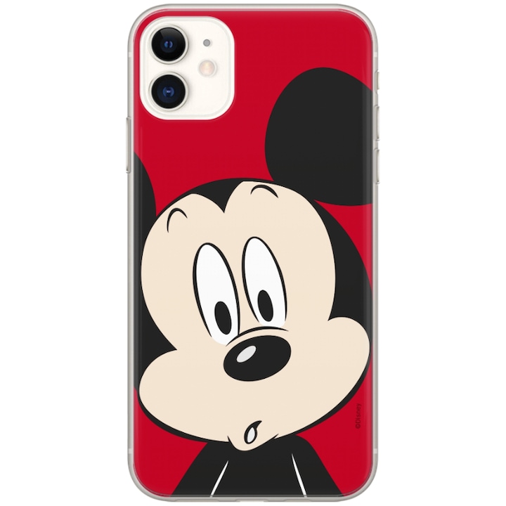 Disney szilikon tok - Mickey 019 Apple iPhone 7 / 8 / SE2 / SE3 (4.7) piros (DPCMIC22853)
