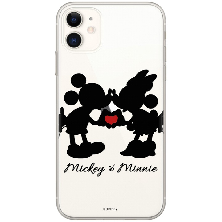 Disney szilikon tok - Mickey & Minnie 003 Apple iPhone 12 / 12 Pro 2020 (6.1) átlátszó (DPCMM1921)