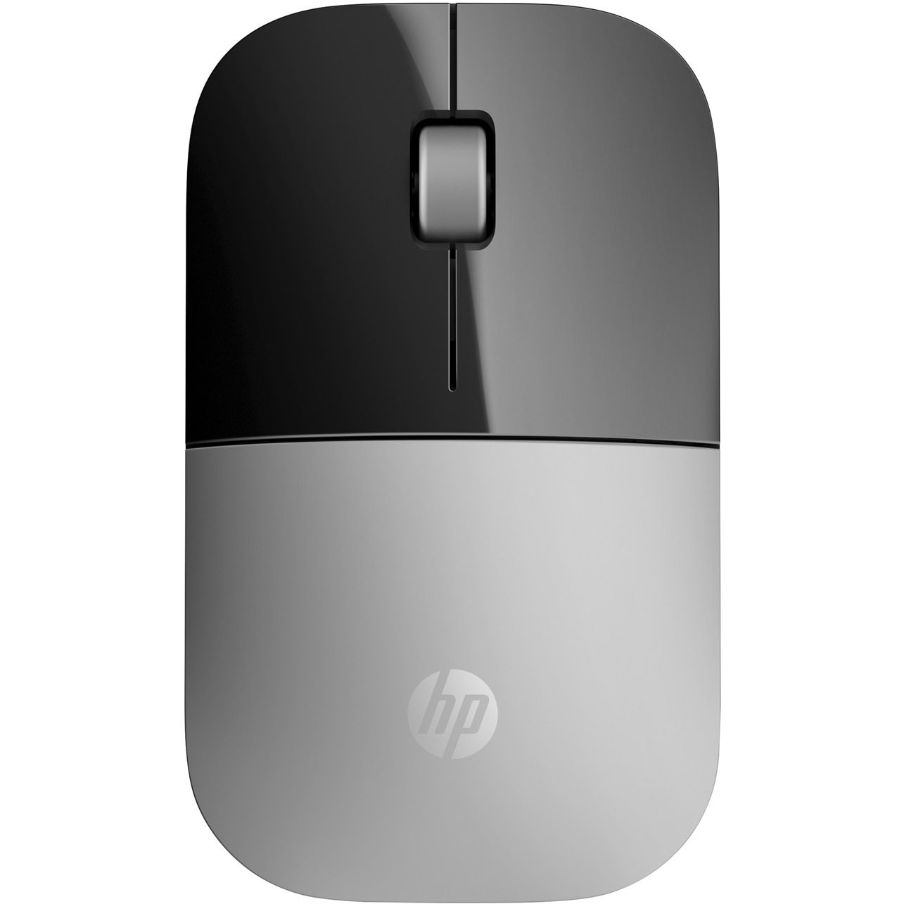 Mouse wireless HP Z3700 Silver, nano-dongle USB 2,4GHz, autonomie max. 16 luni, 1200 DPI, 3 butoane, baterie AA inclusa, argintiu