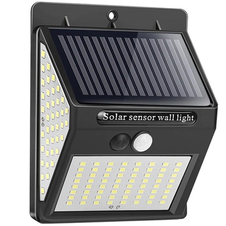 mourning every day attribute Lampa solara NYTRO LS2, 140 LED-uri COB, Senzor Miscare si Lumina,  Reincarcabila, IP65, Negru - eMAG.ro