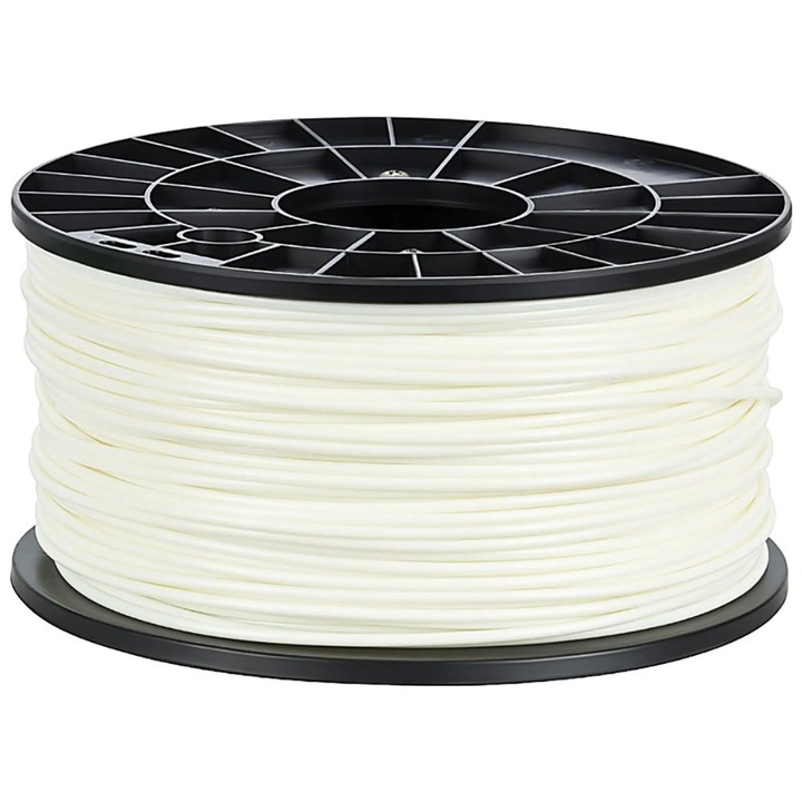 Filament pentru imprimanta 3D, NuNus, PLA, 1 kg, 1.75 mm, Argintiu