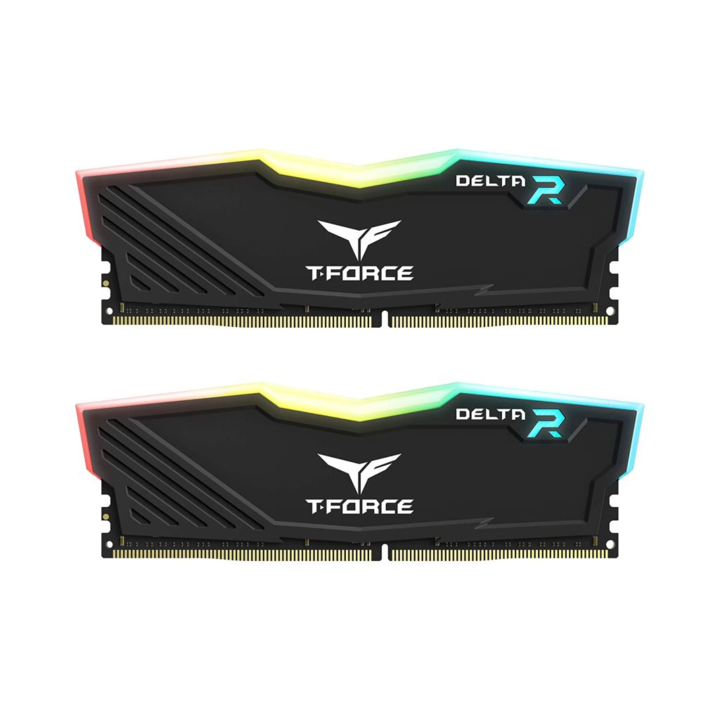 Памет RAM Team Group T-Force Delta, TF3D432G3200HC16FDC01, RGB, DDR4, 2x16 GB, 3200 MHz, CL16
