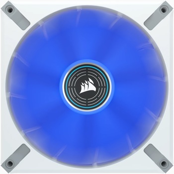 Ventilator Corsair ML140 LED ELITE Blue Premium - White Frame, 140mm, PWM