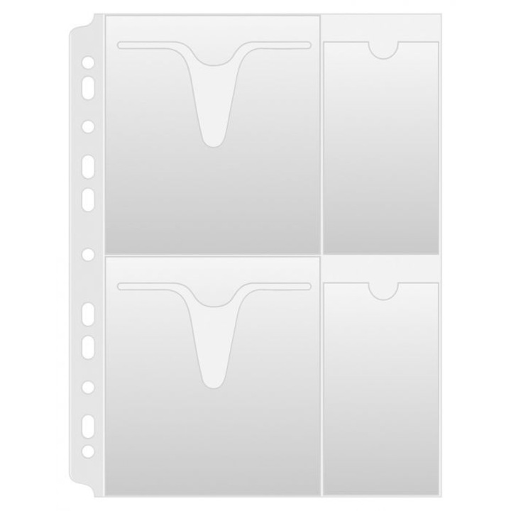 Джоб за документи Donau A4 CD/DVD, 160 MIC, прозрачни, 25 бр.