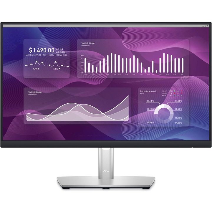 Dell 21,5" IPS LED monitor, Full HD, Displayport, Vesa