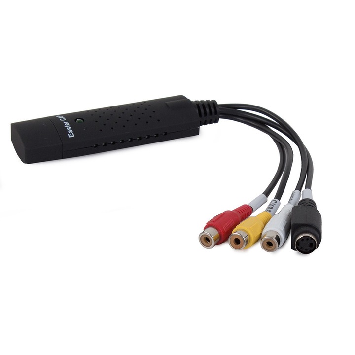 Easier Cap USB videó digitalizáló adapter, VHS jel rippelő (USB vs CVBS, Audio, S-Video)