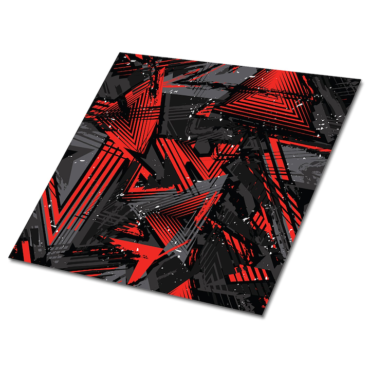 Set 9 bucati. Tulup. Placi de vinil. Model modern. Multicolor. 30 cm x 30 cm. 010310410010000020914