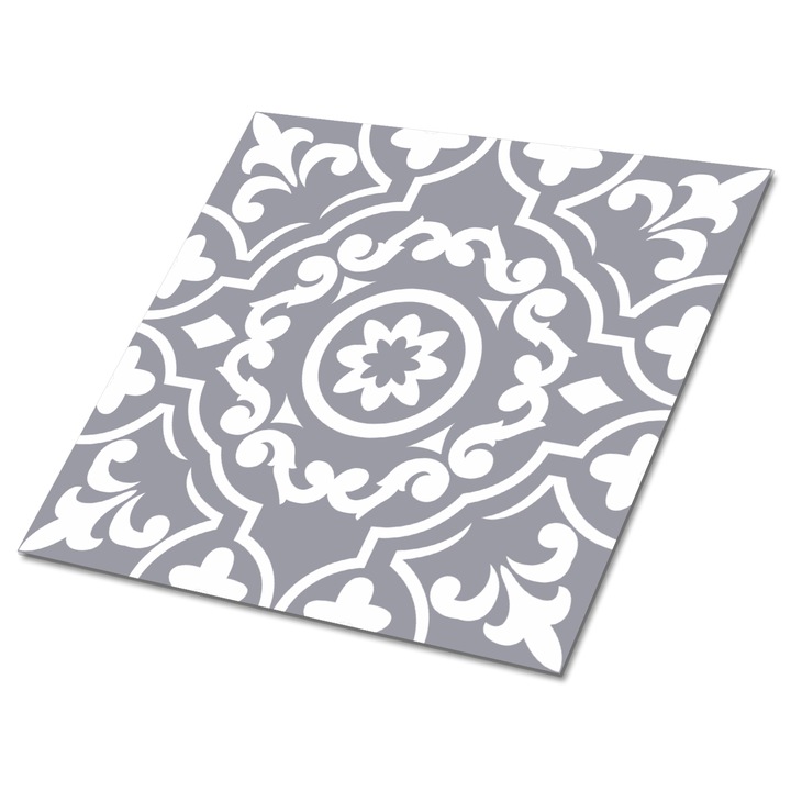 Set 9 bucati. Tulup. Panou de perete. Tema araba. Gri. 30 cm x 30 cm. 010310410010000020845