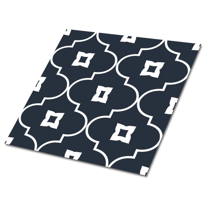 Set 9 bucati. Tulup. Panou de perete. Model arab oriental. Gri. 30 cm x 30 cm. 010310410010000020809