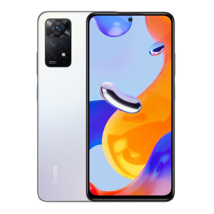 Xiaomi Redmi Note 11 Pro 4G 6/64GB Dual-Sim mobiltelefon fehér (Xiaomi Redmi Note 11 Pro 4G 6/64GB fehér)