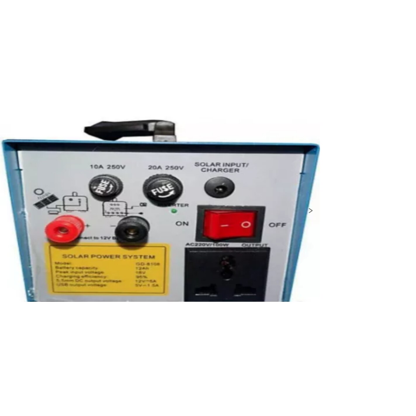 GD-8018 електрическа система с 3 крушки, 2xUSB и електрическо табло ...