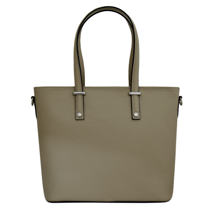 Eva Bags női táska, valódi bőr, Anais taupe