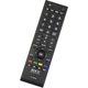 Távirányító TV-hez, kompatibilis Toshiba, LCD, CT-90326, fekete