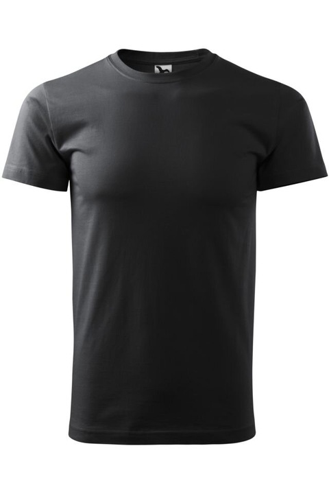 Basic férfi póló rövid ujjal, Ebony szürke, XL-es méret