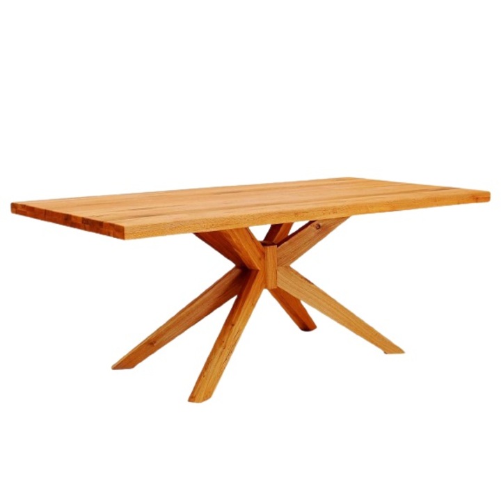 Masa Essen, stejar masiv, 200 x 100 cm