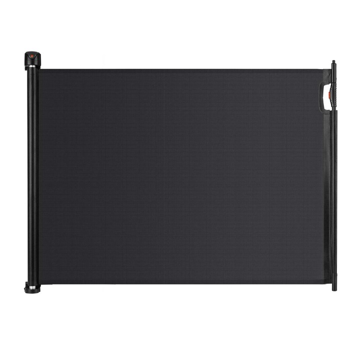 Poarta de siguranta DacEnergy©, retactabila pentru scari si usi, realizat din ABS si PVC, pliere usoara si rapida, lungimea reglabila, 92,5x140 cm, negru