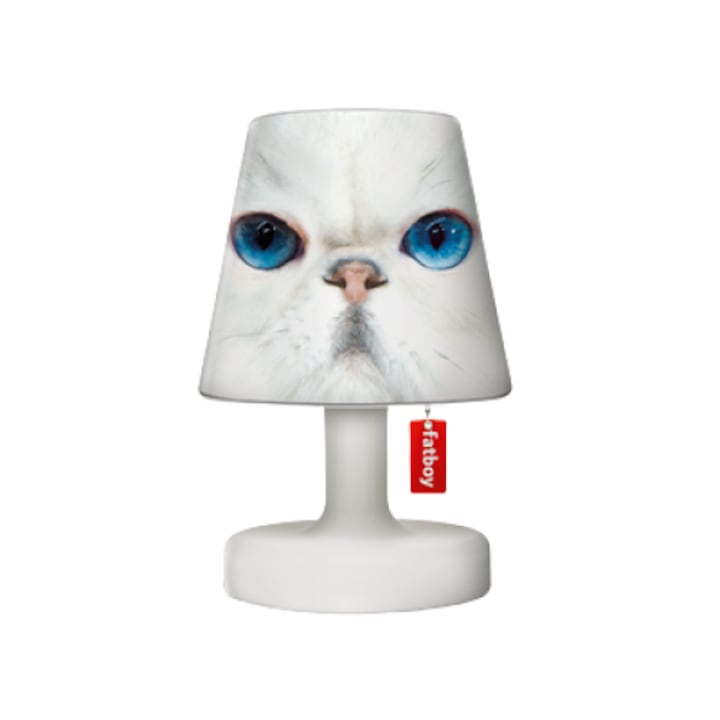 Dekoratív lámpaernyő, Fatboy, Modell büdös macska, 49 x 13,5 cm, Többszínű