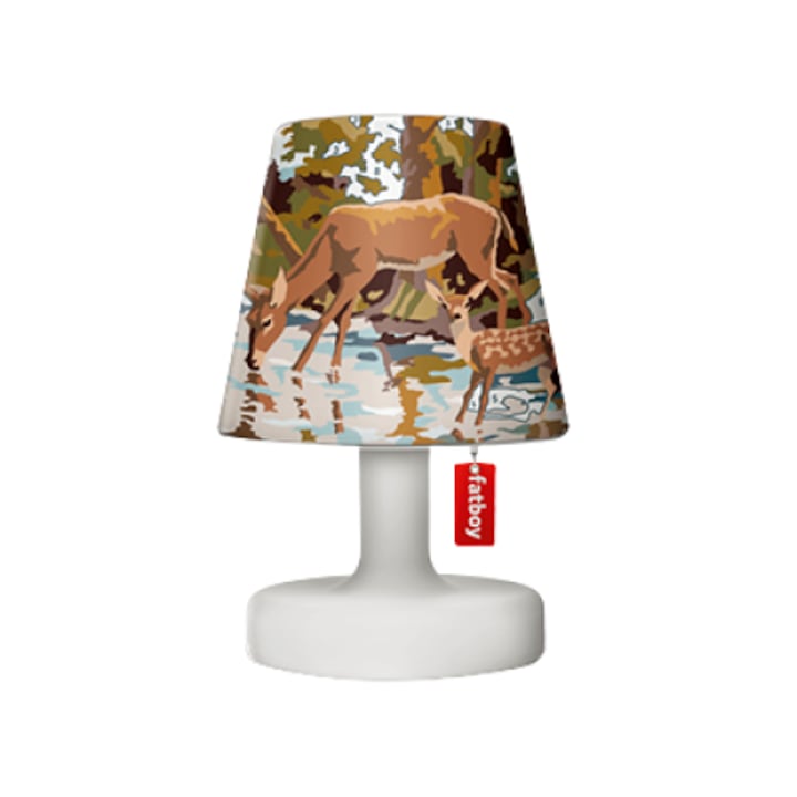 Dekoratív lámpaernyő, Fatboy, Festett szarvas modell, 49 x 13,5 cm, Többszínű